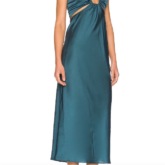 Revolve Show Me Your Mumu Codie Cut Out Dress Jade Size XS - Picture 2 of 9